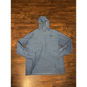 Nike Dri Fit Mens Long Sleeve Hoodie Training Shirt Size XL